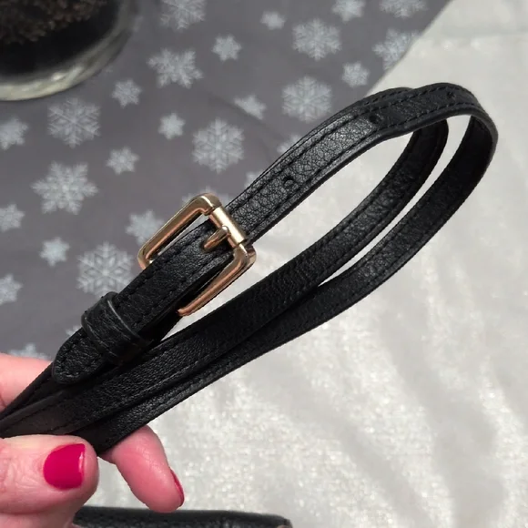 Tory Burch Bombe Flat Black Leather Crossbody Bag - Picture 11 of 11